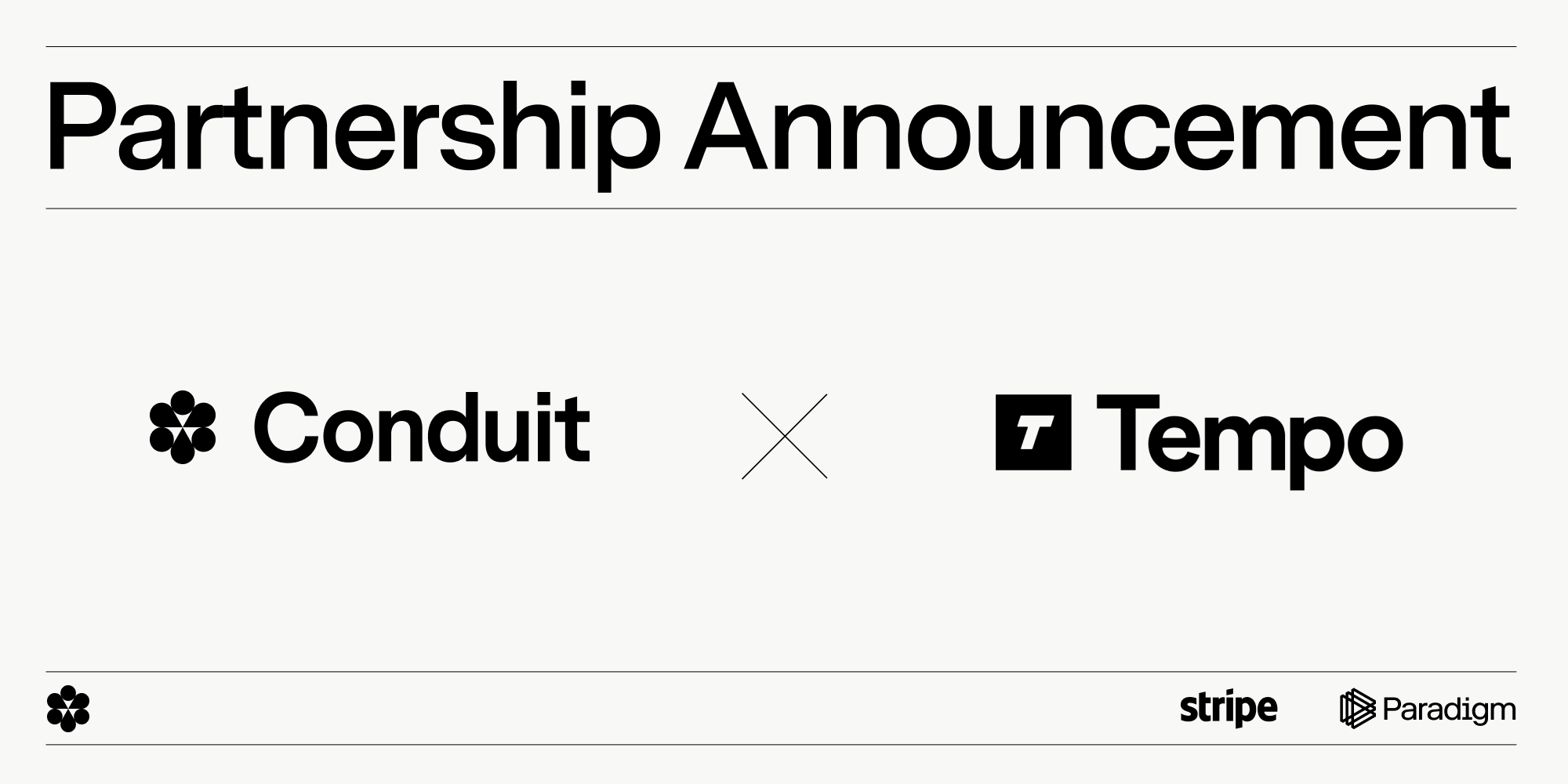 Conduit Partners with Tempo to Power the Next Age of Payments